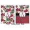 Sugar Skulls & Flowers Baby Blanket (Double Sided - Printed Front and Back)