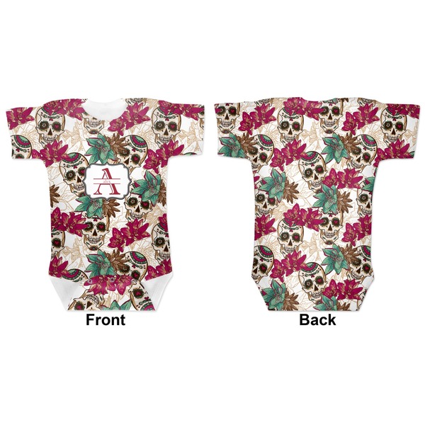 Sugar Skulls & Flowers Baby Bodysuit Approval