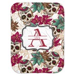 Sugar Skulls & Flowers Baby Swaddling Blanket (Personalized)