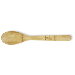 Sugar Skulls & Flowers Bamboo Spoon - Double Sided (Personalized)
