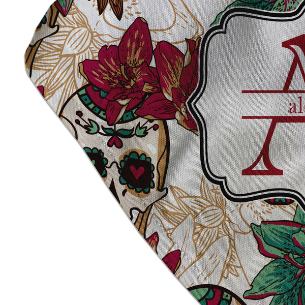 Sugar Skulls & Flowers Bandana Detail