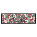 Sugar Skulls & Flowers Bar Mat - Large (Personalized)