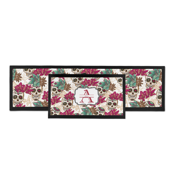 Sugar Skulls & Flowers Bar Mat - Parent Main