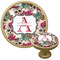 Sugar Skulls & Flowers Cabinet Knob - Gold (Personalized)