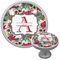 Sugar Skulls & Flowers Cabinet Knob (Silver) (Personalized)