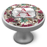 Sugar Skulls & Flowers Cabinet Knob (Personalized)