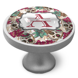 Sugar Skulls & Flowers Cabinet Knob (Personalized)