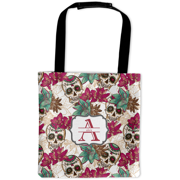 Custom Sugar Skulls & Flowers Auto Back Seat Organizer Bag (Personalized)