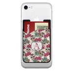 Sugar Skulls & Flowers 2-in-1 Cell Phone Credit Card Holder & Screen Cleaner (Personalized)