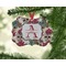 Sugar Skulls & Flowers Christmas Ornament (On Tree)