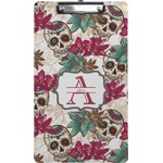 Sugar Skulls & Flowers Clipboard (Legal Size) (Personalized)