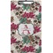 Sugar Skulls & Flowers Clipboard (Legal Size) (Personalized)