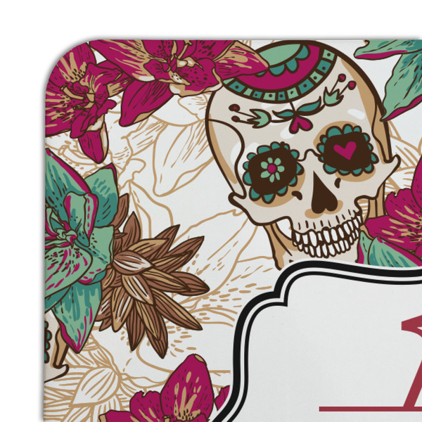 Sugar Skulls & Flowers Coaster Set - DETAIL