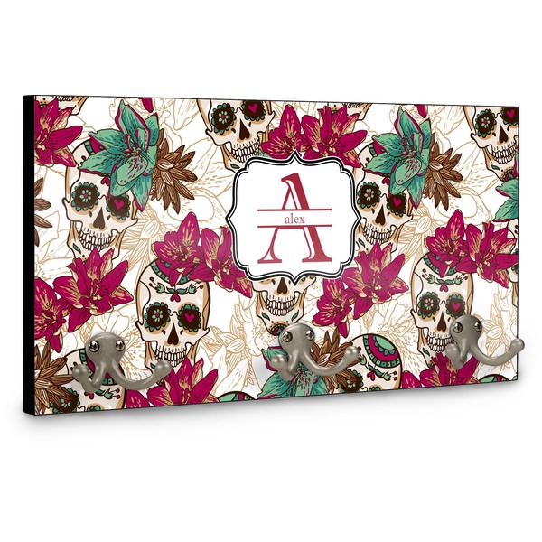 Sugar Skulls & Flowers Coat Hanger Main