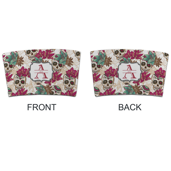 Sugar Skulls & Flowers Coffee Cup Sleeve - APPROVAL