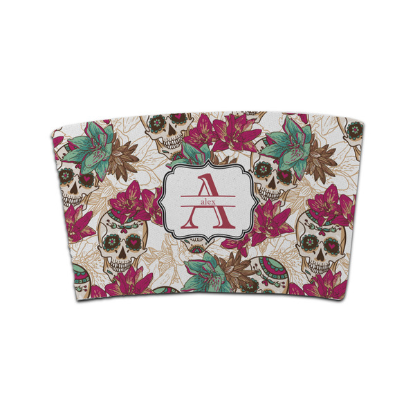 Custom Sugar Skulls & Flowers Coffee Cup Sleeve (Personalized)
