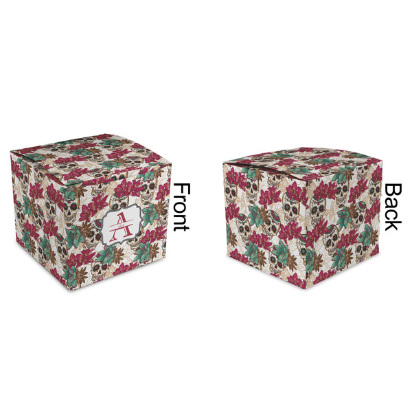 Sugar Skulls & Flowers Cubic Gift Box - Approval