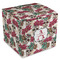 Sugar Skulls & Flowers Cube Favor Gift Box - Front/Main
