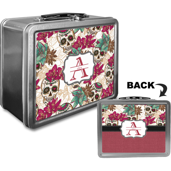 Sugar Skulls & Flowers Custom Lunch Box / Tin Approval