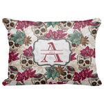 Sugar Skulls & Flowers Decorative Baby Pillowcase - 16"x12" (Personalized)