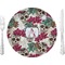 Sugar Skulls & Flowers 10" Glass Lunch / Dinner Plates - Single or Set (Personalized)