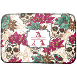 Sugar Skulls & Flowers Dish Drying Mat (Personalized)