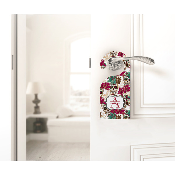 Sugar Skulls & Flowers Door Hanger - LIFESTYLE