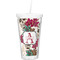 Sugar Skulls & Flowers Double Wall Tumbler with Straw (Personalized)