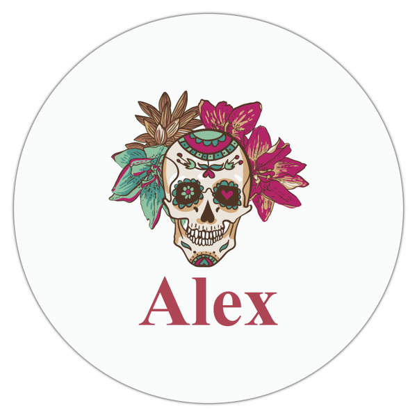 Sugar Skulls & Flowers Drink Topper - XSmall - Single