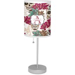 Sugar Skulls & Flowers 7" Drum Lamp with Shade Polyester (Personalized)