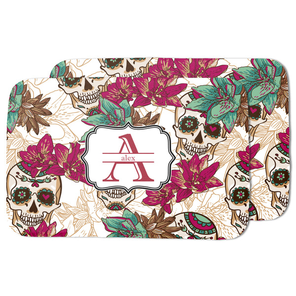 Sugar Skulls & Flowers Drying Dish Mat - MAIN
