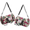 Sugar Skulls & Flowers Duffle bag small front and back sides