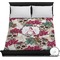 Sugar Skulls & Flowers Duvet Cover - Full / Queen (Personalized)