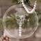 Sugar Skulls & Flowers Engraved Glass Ornaments - Round-Main Parent