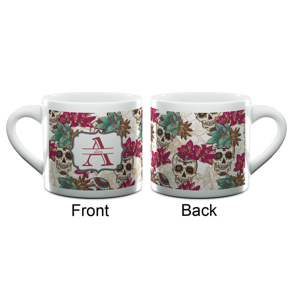 Sugar Skulls & Flowers Espresso Cup - 6oz (Double Shot) (APPROVAL)