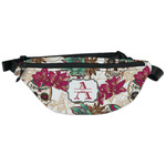Sugar Skulls & Flowers Fanny Pack - Classic Style (Personalized)