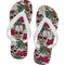 Sugar Skulls & Flowers Flip Flops (Personalized)