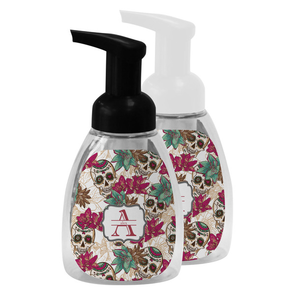 Sugar Skulls & Flowers Foam Soap Bottles - Main