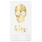 Sugar Skulls & Flowers Guest Napkins - Foil Stamped (Personalized)