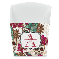 Sugar Skulls & Flowers French Fry Favor Boxes (Personalized)