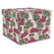 Sugar Skulls & Flowers Gift Boxes with Lid - Canvas Wrapped - X-Large - Front/Main