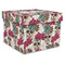 Sugar Skulls & Flowers Gift Boxes with Lid - Canvas Wrapped - XX-Large - Front/Main