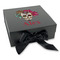 Sugar Skulls & Flowers Gift Boxes with Magnetic Lid - Black - Front (angle)