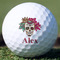Sugar Skulls & Flowers Golf Ball - Branded - Front