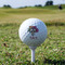 Sugar Skulls & Flowers Golf Ball - Branded - Tee Alt