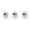 Sugar Skulls & Flowers Golf Balls - Generic - Set of 3 - APPROVAL