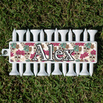 Sugar Skulls & Flowers Golf Tees & Ball Markers Set (Personalized)