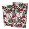 Sugar Skulls & Flowers Golf Towel - Poly-Cotton Blend w/ Name and Initial