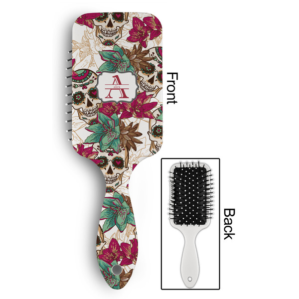 Sugar Skulls & Flowers Hair Brush - Approval