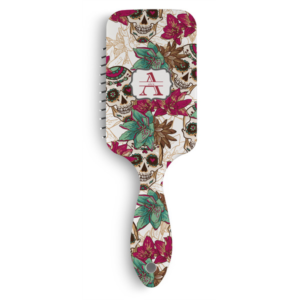 Custom Sugar Skulls & Flowers Hair Brushes (Personalized)